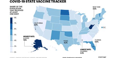 COVID vaccine update on distribution by state: Map of coronavirus ...