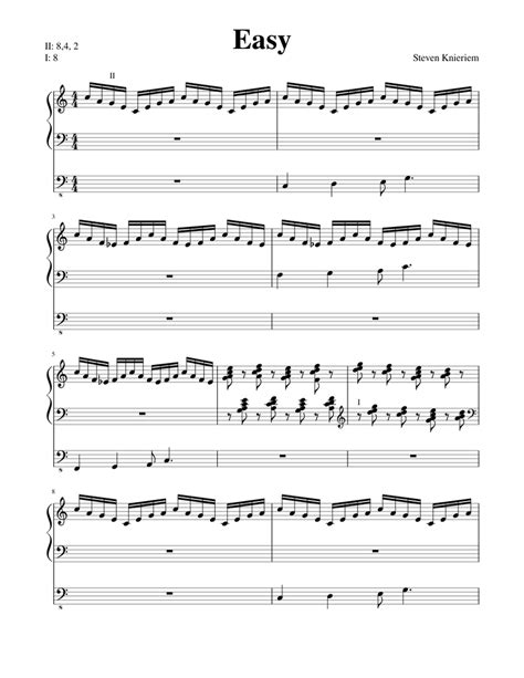 Easy Sheet music for Organ (Solo) | Musescore.com