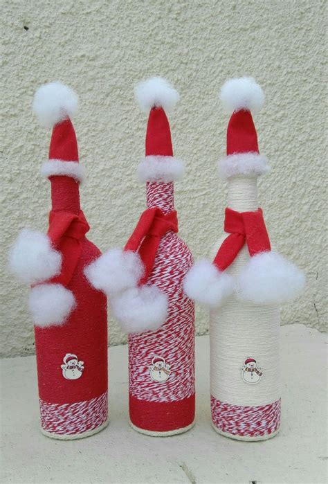 Wine Bottle Diy Crafts, Wine Bottle Decor, Wine Gift Bag, Wine Gifts, Christmas Centerpieces ...