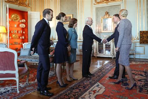 The Swedish Royal Family met with the President of Poland, Andrzej Duda ...