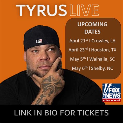 Tyrus Comedy Tour 2024 Tickets - Tony Wenona