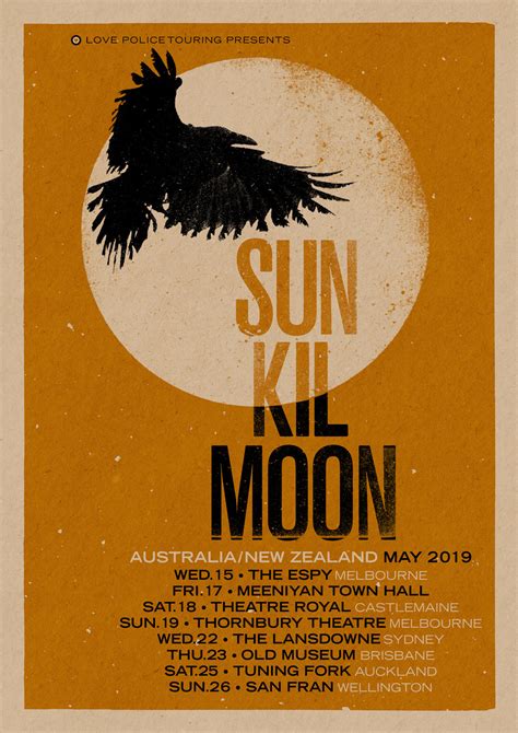 Sun Kil Moon poster - maytherockbewithyou.com