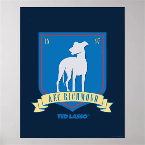 Ted Lasso | AFC Richmond Team Logo Poster | Zazzle