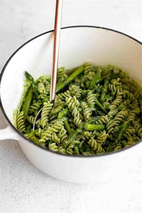 Vegan Pesto Pasta with Veggies - Eat With Clarity