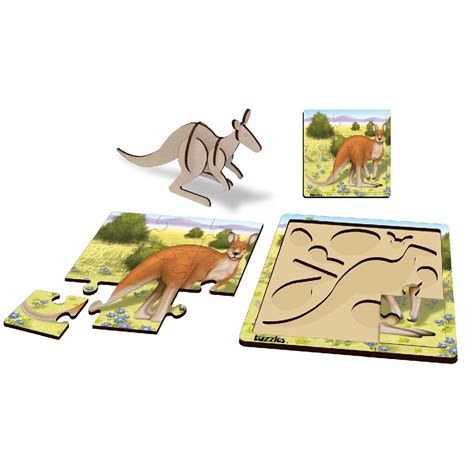 Layered Kangaroo Puzzle (17pcs) - Step4