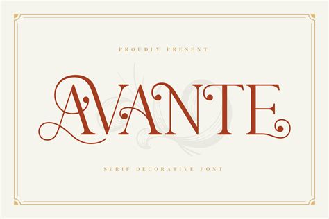 Avante Font by Aqeel_Art · Creative Fabrica