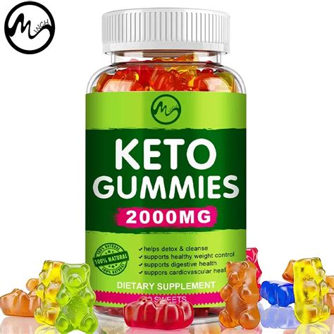 Minch 60 Count Keto Gummies Ketone Fat Burner Green Apple Cider Vinegar ...