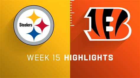 Pittsburgh Steelers vs. Cincinnati Bengals highlights | Week 15