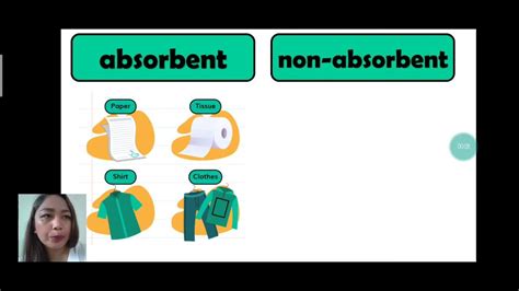 Science 2 absorbent and non-absorbent materials - YouTube