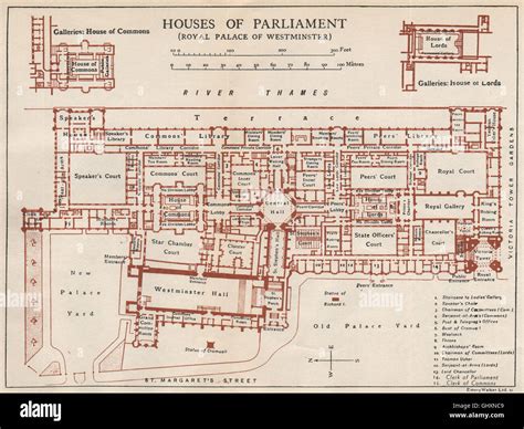 Palace Of Westminster Map