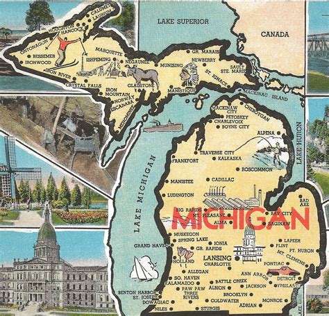 Vintage Michigan History Heritage Travel & Tourism Collect… | Flickr