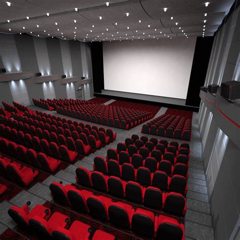 cinema-theater hall modelled 3d max Home Theater Room Design, Theatre ...