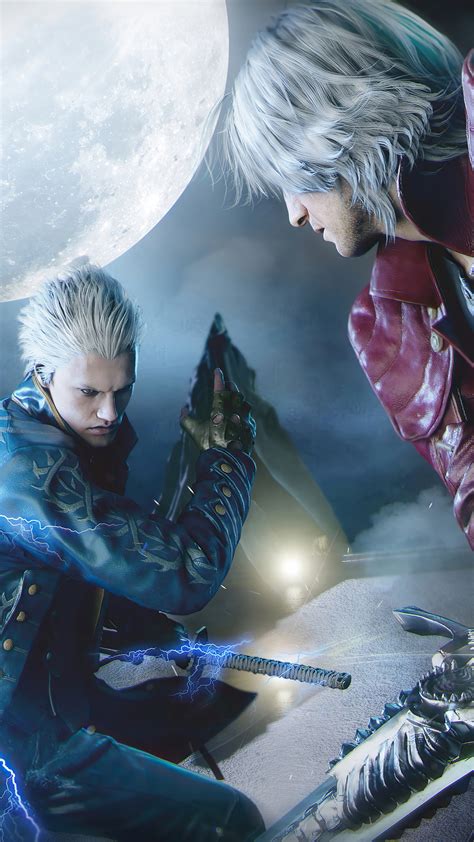 Vergil, Dante, Devil May Cry 5 HD HD Phone Wallpaper | Rare Gallery