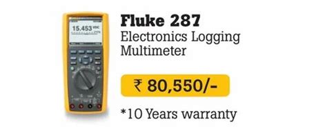 Fluke 287 Electronics Logging Multimeter at Rs 80550 | Fluke Measuring ...