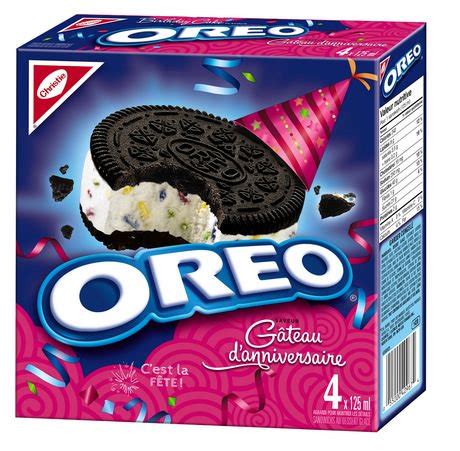 OREO® Birthday Cake Sandwiches Frozen Dessert | Walmart Canada