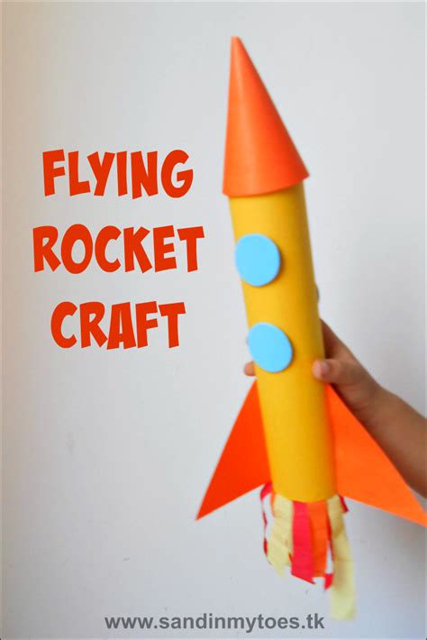 Busy Hands: Flying Rocket Craft | Rocket craft, Hand crafts for kids, Space crafts