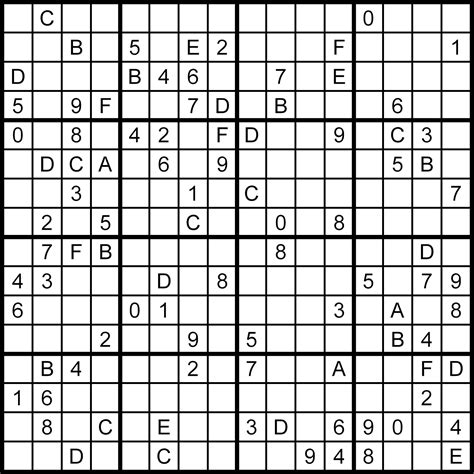 Sudoku With Letters And Numbers. The Daily Sudoku. Printable - Sudoku ...