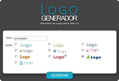 Logo Generador, nuevo generador de logos con estilo 2.0