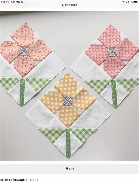 Printable Flower Quilt Patterns