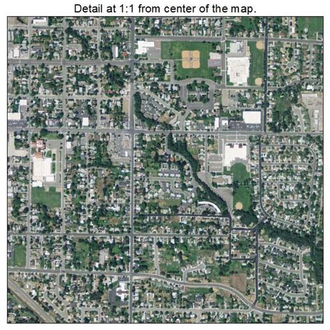 Aerial Photography Map of Springville, UT Utah