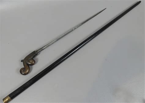 Sold Price: ANTIQUE SWORD CANE - Invalid date EDT