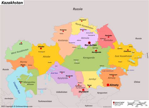 Kazakhstan Map | Detailed Maps of Republic of Kazakhstan