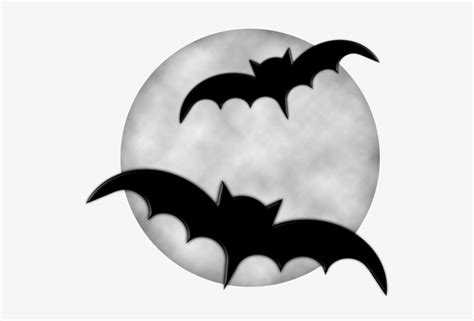 Halloween Moon With Bats Png Clipart - Halloween Bat Clip Art - Free Transparent PNG Download ...