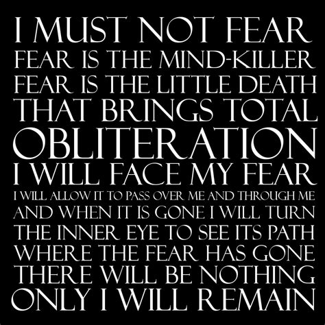 Dune: Litany Against Fear by Grigori77 on @DeviantArt | Fear, Dune quotes, Dune