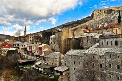 Mostar Old Town Architecture 1245449 Stock Photo at Vecteezy