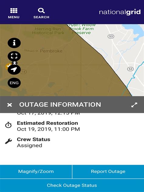 Massachusetts Power Outage Map