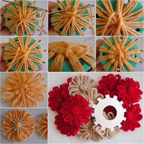 How to DIY Easy Loom Flowers