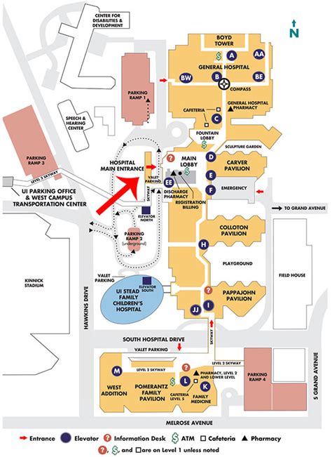 University Hospital Map