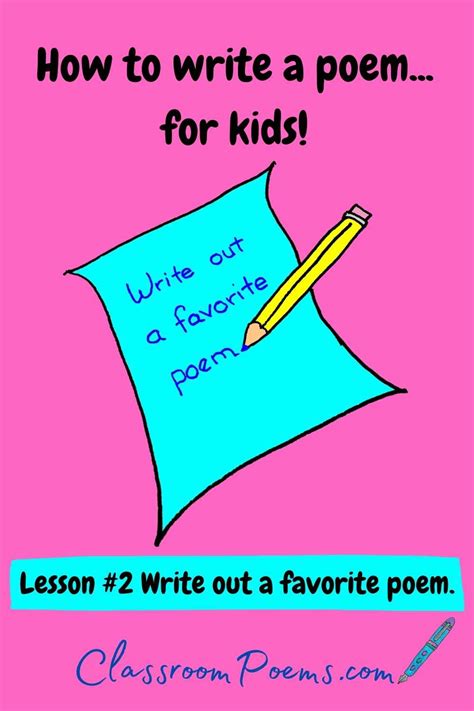 How to Write a Poem: Poetry Lessons