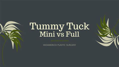 Full vs. Mini Tummy Tuck for St. Louis, MO | MidAmerica Plastic Surgery