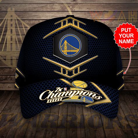 Custom Golden State Warriors Cap - NBA hat - WoahTee