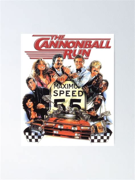 " THE CANNONBALL RUN" Poster for Sale by jules-gordon | Redbubble