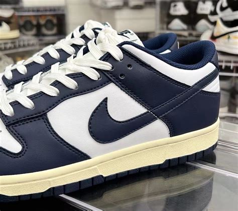 Nike Dunk Low Vintage Navy WMNS DD1503-115 Release Date - SBD