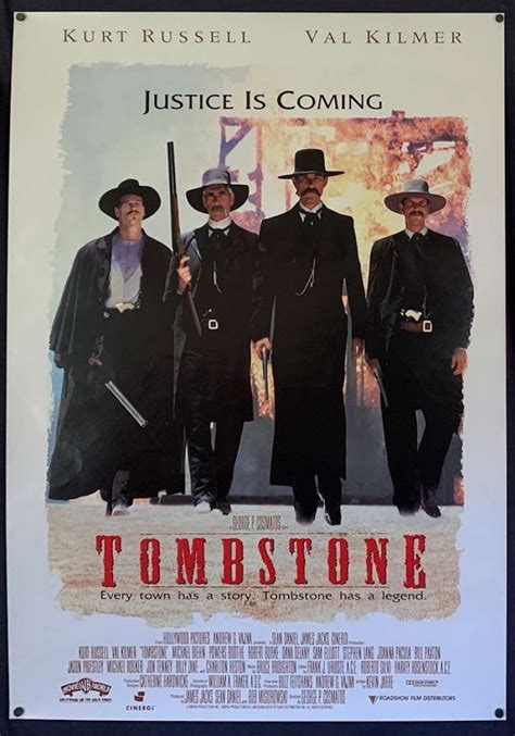 All About Movies - Tombstone Poster Original One Sheet ROLLED 1993 Kurt ...