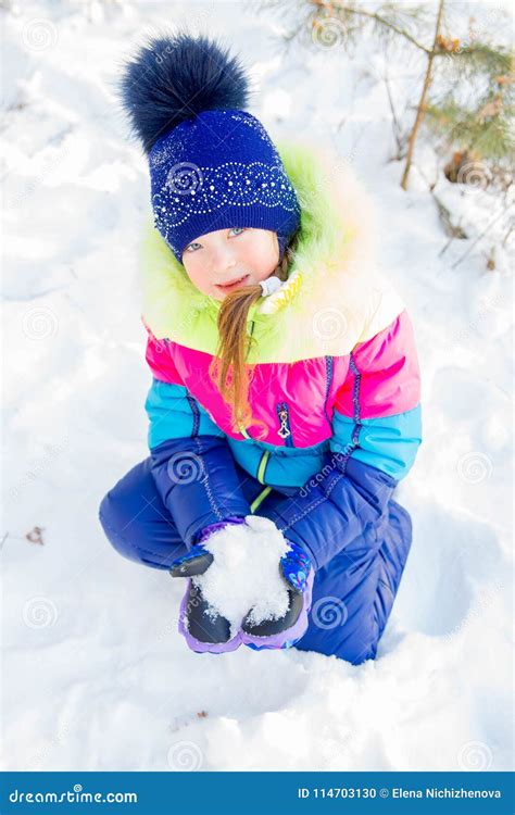 Kids Playing Outside in Winter Stock Photo - Image of holiday, family: 114703130