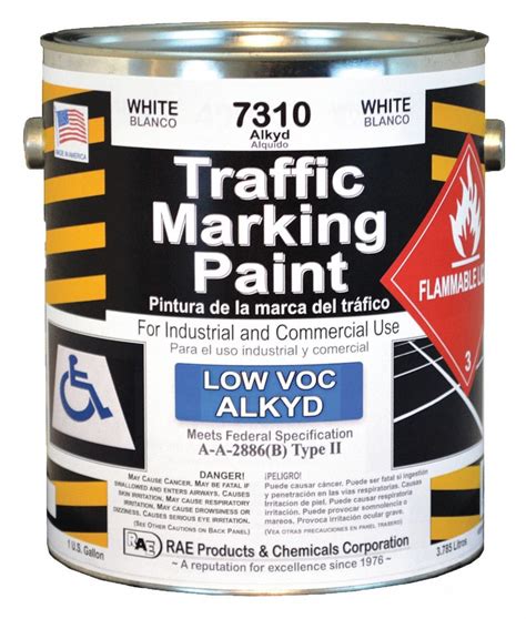 Traffic Marking Paint, White, 1 gal.: Amazon.com: Industrial & Scientific