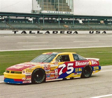 1991 – Joe Rutman (#75) Dinner Bell / Oldsmobile Cutlass | Nascar race cars, Nascar cars, Late ...