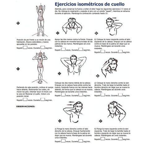 Ejercicios de Rehabilitación Columna Cervical - Traumatólogo en Cádiz