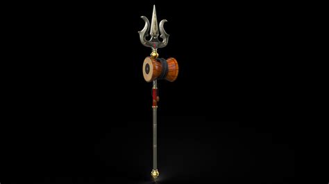 ArtStation - Trishul Weapon (Trident)