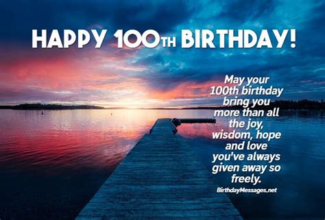 100th Birthday Wishes to Mark a Major Milestone: Turning 100 | Happy 100th birthday, Birthday ...