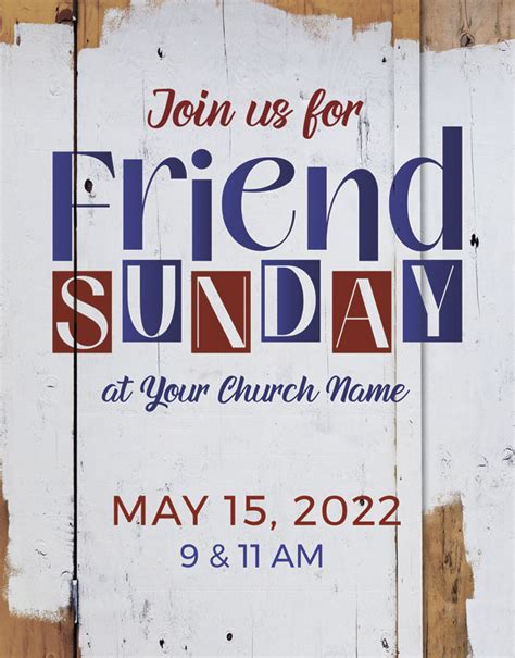 Friend Sunday Join Us InviteCard - Church Invitations - Outreach Marketing