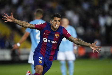 Barcelona vs Celta Vigo, La Liga: Final Score 3-2, João Cancelo scores ...