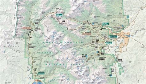 Official Rocky Mountain National Park Map PDF