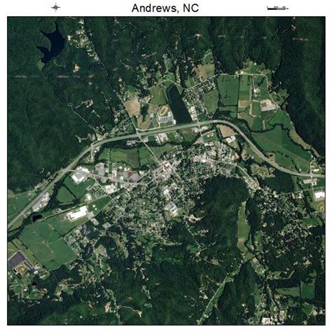 Aerial Photography Map of Andrews, NC North Carolina