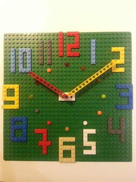 Lego clock | Clock, Lego for kids, Lego