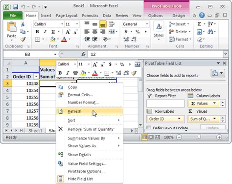 Excel 2010 Pivot Table Tutorial | Cabinets Matttroy